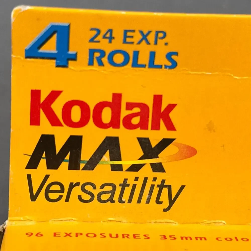VTG Kodak Max 400 35mm Color Print Film 4 Rolls Seattle FilmWork 200 Expired Y2K